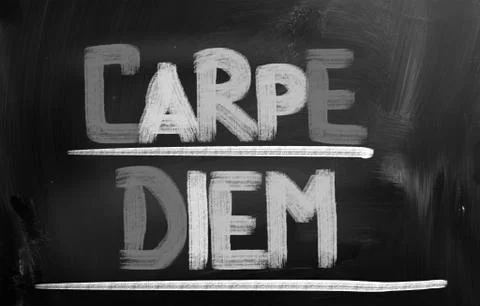 Carpe diem concept Stock Illustration