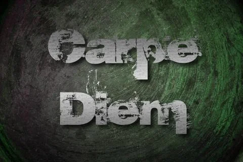 Carpe diem concept Stock Illustration