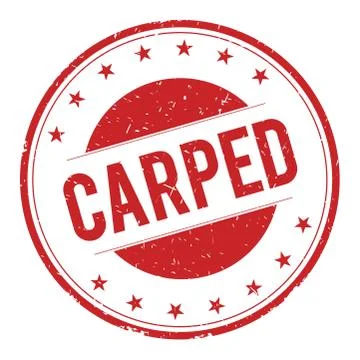 CARPED stamp sign Stock Illustration