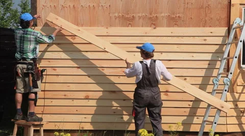 Carpenter and His Assistant Stock Footage 56636609