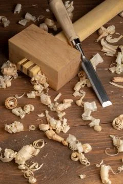 Carpenter cabinet maker hand tools on the workbench Stock Photos