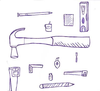 Carpenter equipment Stock Photos
