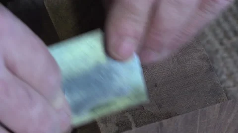 Carpenter in his workshop 스톡 동영상 58007811