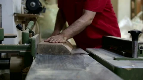 Carpenter lumbering master man Stock Footage 67991835