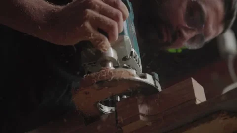 Carpenter Making Cabinet 動画素材 253147444