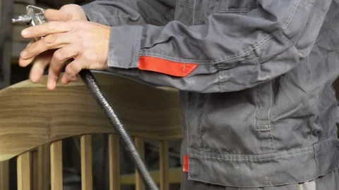 Carpenter talks about the work Stock Footage 101944519