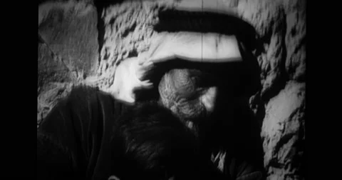 Carpenter teaching boy Stock Footage 43442868
