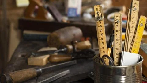 Carpenter tool collection Resolution and high quality beautiful photo 스톡 사진