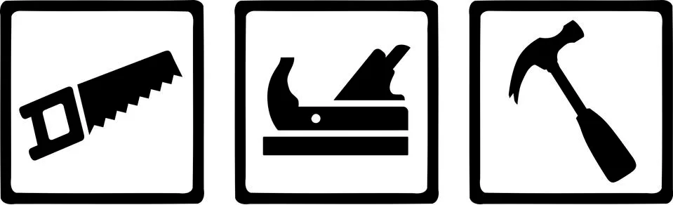 Carpenter Tools Stock Illustration