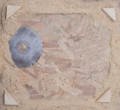 Carpenter tools on wood table background Stock Photos