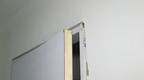 Carpenter using a nailgun Stock Footage 46669745