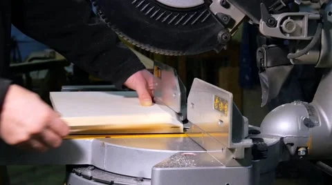 Carpenter at work close up Видео 43703891