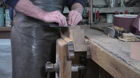 Carpenter at work Video stock 58008935