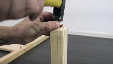 Carpenter at work Stock Footage 102783716