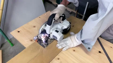 Carpenter At Work. Stock Footage 138570525