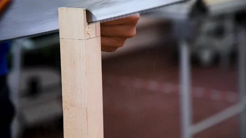 Carpenter at work Stock Footage 238469940