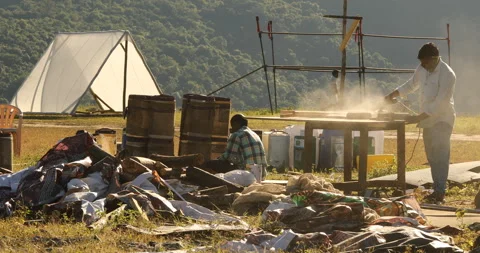Carpenter at work Stock Footage 326838575
