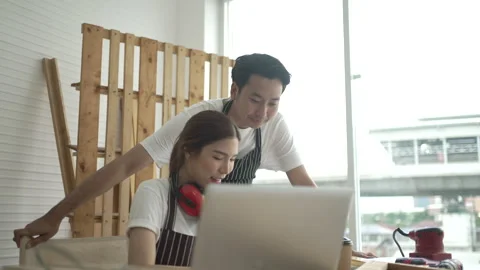 Carpenter work at workshop. Stock Footage 244147171