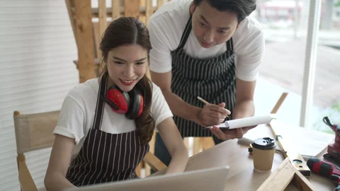 Carpenter work at workshop. Stock Footage 244147274