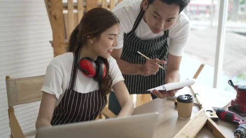 Carpenter work at workshop. Stock Footage 244147299