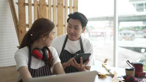 Carpenter work at workshop. 스톡 동영상 244147608