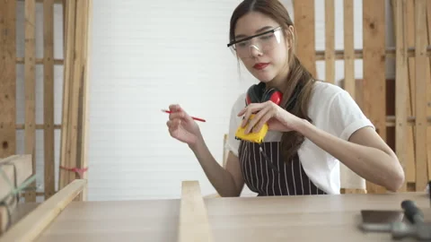 Carpenter work at workshop. Stock Footage 244148525