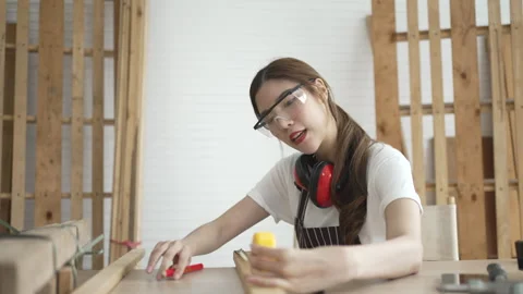 Carpenter work at workshop. Stock Footage 244148552