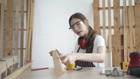 Carpenter work at workshop. Stock Footage 244148571