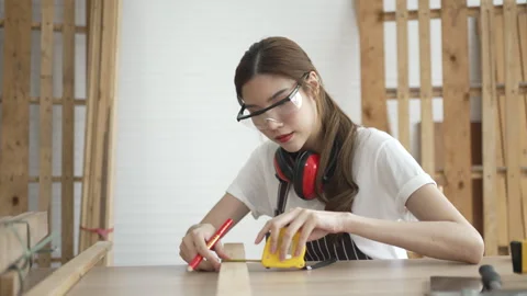 Carpenter work at workshop. Stock Footage 244148616