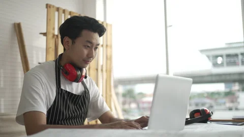 Carpenter work at workshop. Stockbeeldmateriaal 244148782