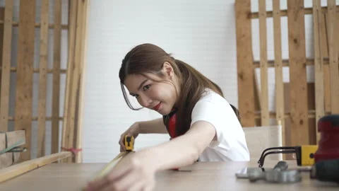 Carpenter work at workshop. Stock Footage 244148789