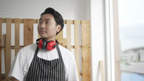 Carpenter work at workshop. 스톡 동영상 244148803