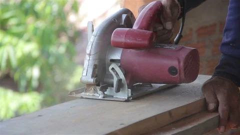 Carpenter Working  Construction for new house. Stock Footage 98637606