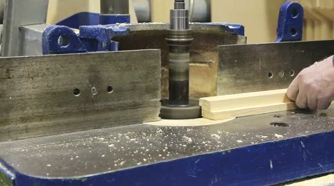 Carpenter works for the machine 스톡 동영상 61923911