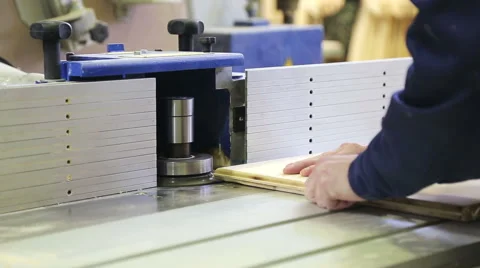 Carpenter works for the machine 스톡 동영상 61926870