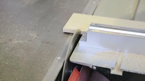 Carpenter works for the machine Video stock 61929417