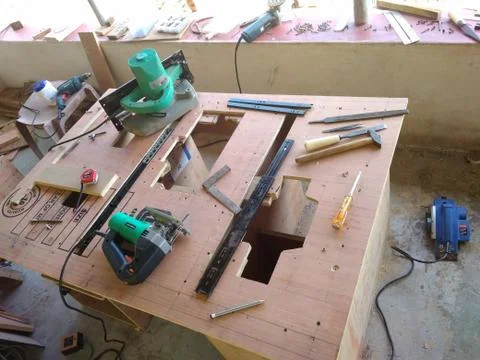 Carpenter Workshop Stock Photos