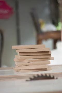 Carpenter workspace Stock Photos