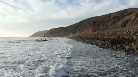 Carpenteria Beach Rocks 3 Stock Footage 154659947