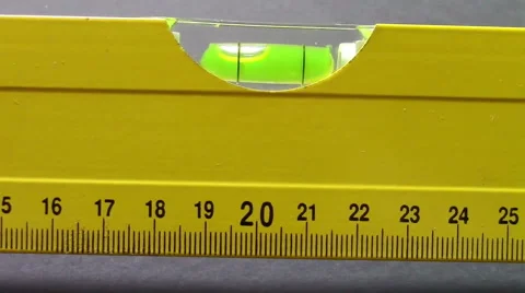 Carpenter's spirit level Video stock 59593497