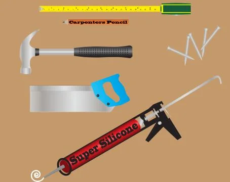 Carpenters tools イラスト素材