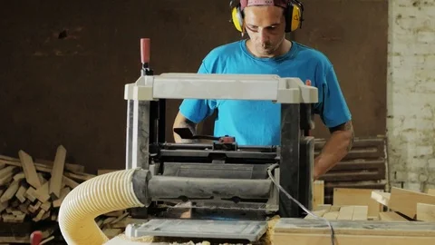 Carpenters workshop Stock Footage 93729502