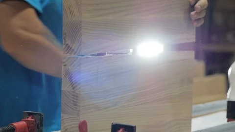 Carpenters workshop Stock Footage 93729520