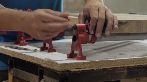 Carpenters workshop Stock Footage 93729685