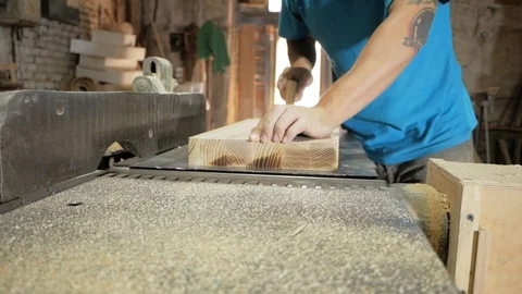 Carpenters workshop Stock Footage 93729728