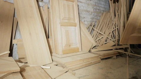 Carpenters workshop Stock Footage 93729729