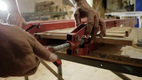Carpenters workshop Stock Footage 93729851