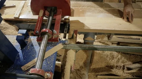Carpenters workshop Stock Footage 93729883