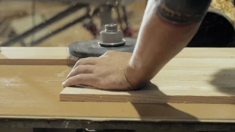 Carpenters workshop Stock Footage 93729913
