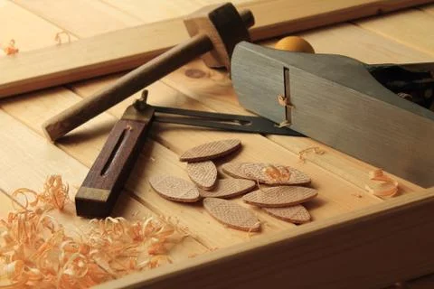 Carpentry and Joinery Tools Foto stock